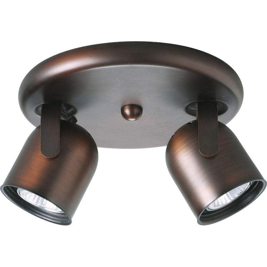 Progress Lighting Directional 2 Light Urban Bronze Flush Mount Fixed   785247142088 