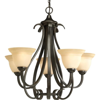 Torino 5 Light Forged Bronze Transitional Tinted Gl Shaded Chandelier Torino 5 Light Forged Bronze Transitional Tinted Gl Shaded Chandelier