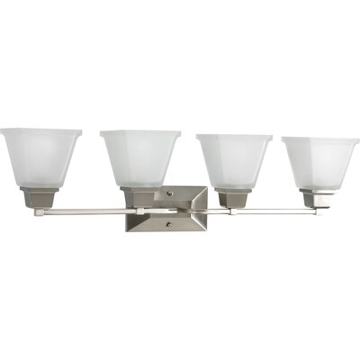 North Park 4 Light Nickel Transitional Vanity North Park 4 Light Nickel Transitional Vanity