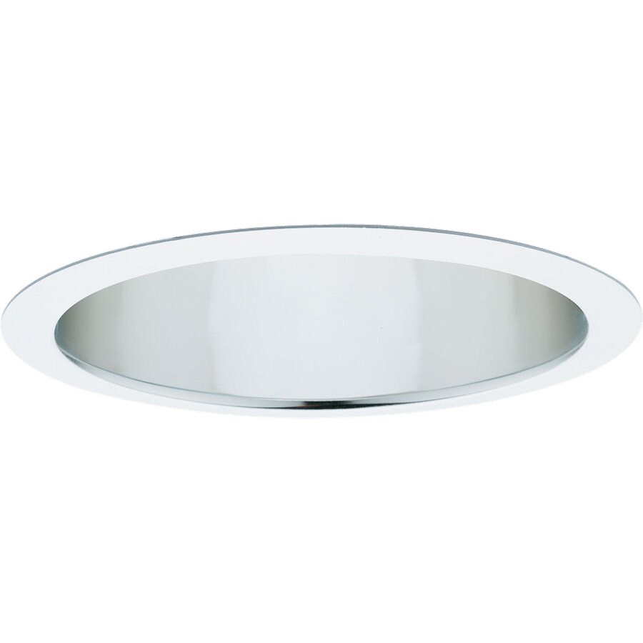 Shop Progress Lighting Clear Alzak Wall Wash Recessed Light Trim (Fits Housing Diameter: 6-in ...
