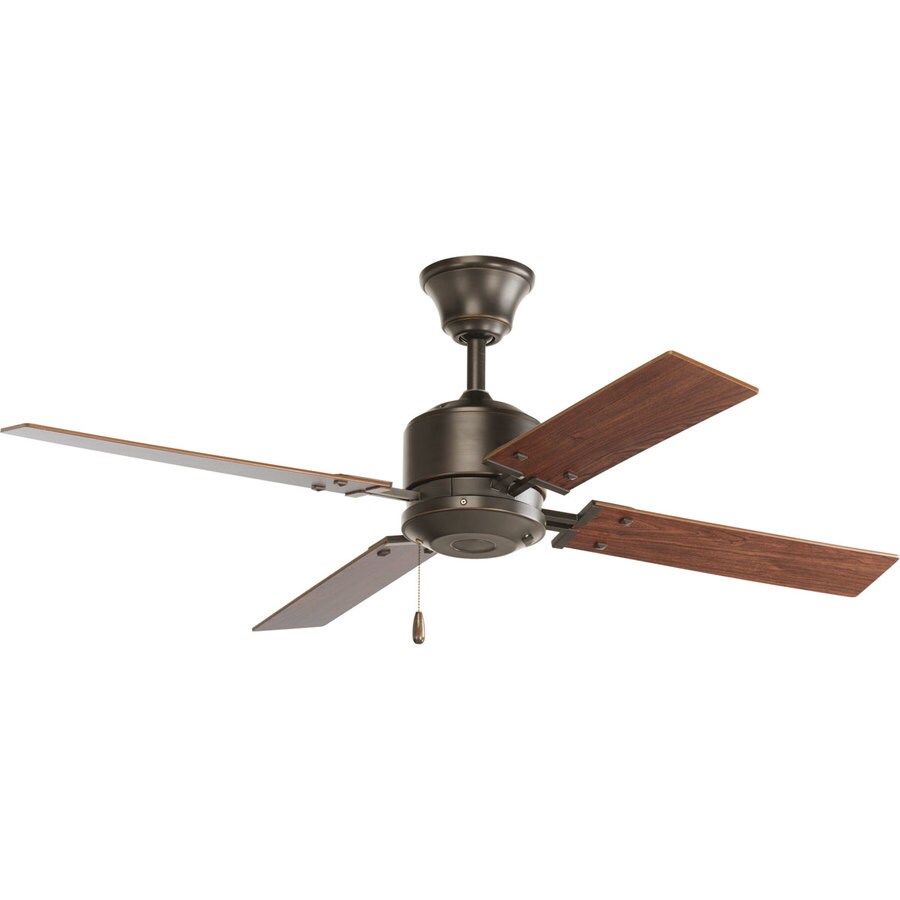 Progress Lighting North Park 52 In Antique Bronze Indoor Ceiling Fan Progress Lighting North Park 52 In Antique Bronze Indoor Ceiling Fan 4 Blade