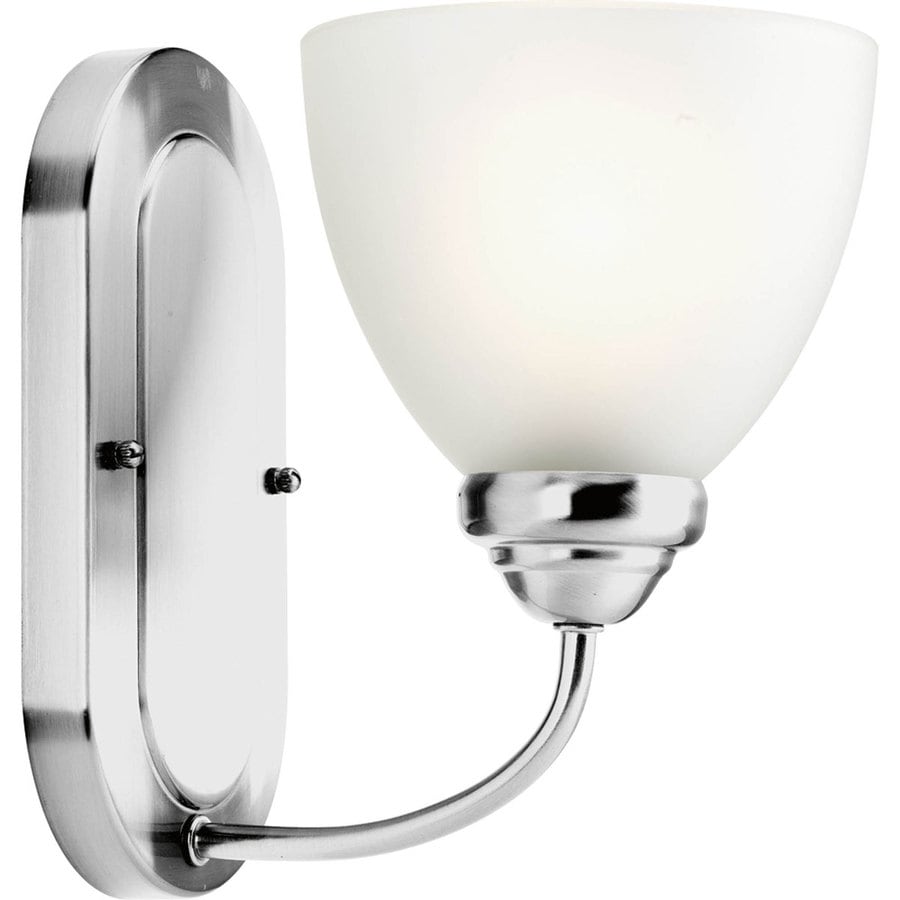 Shop Progress Lighting Heart 1-Light 9-in Polished Chrome Bell Vanity Light at Lowes.com