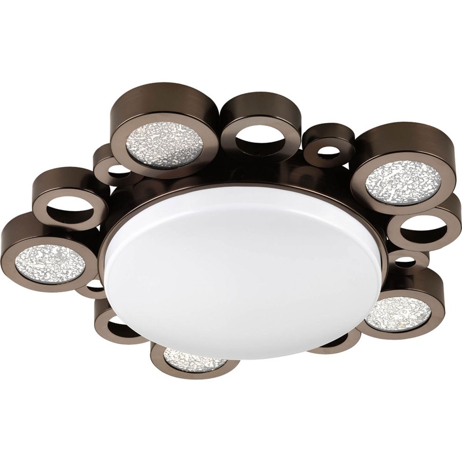 Progress Lighting P3681-74 Venetian Bronze Ceiling Fluorescent Light (Common: 1.5-ft; Actual: 18.75-in)
