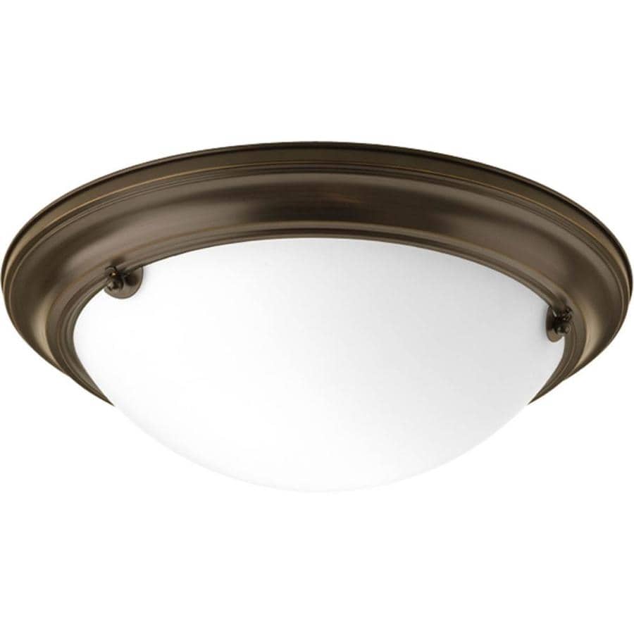 Progress Lighting Eclipse 15 25 In W Antique Bronze Flush Mount Progress Lighting Eclipse 15 25 In W Antique Bronze Flush Mount Light