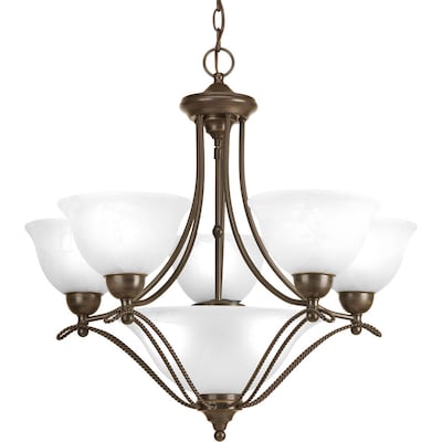Progress Lighting Avalon 26 375 In 5 Light Antique Bronze Avalon 26 375 In 5 Light Antique Bronze