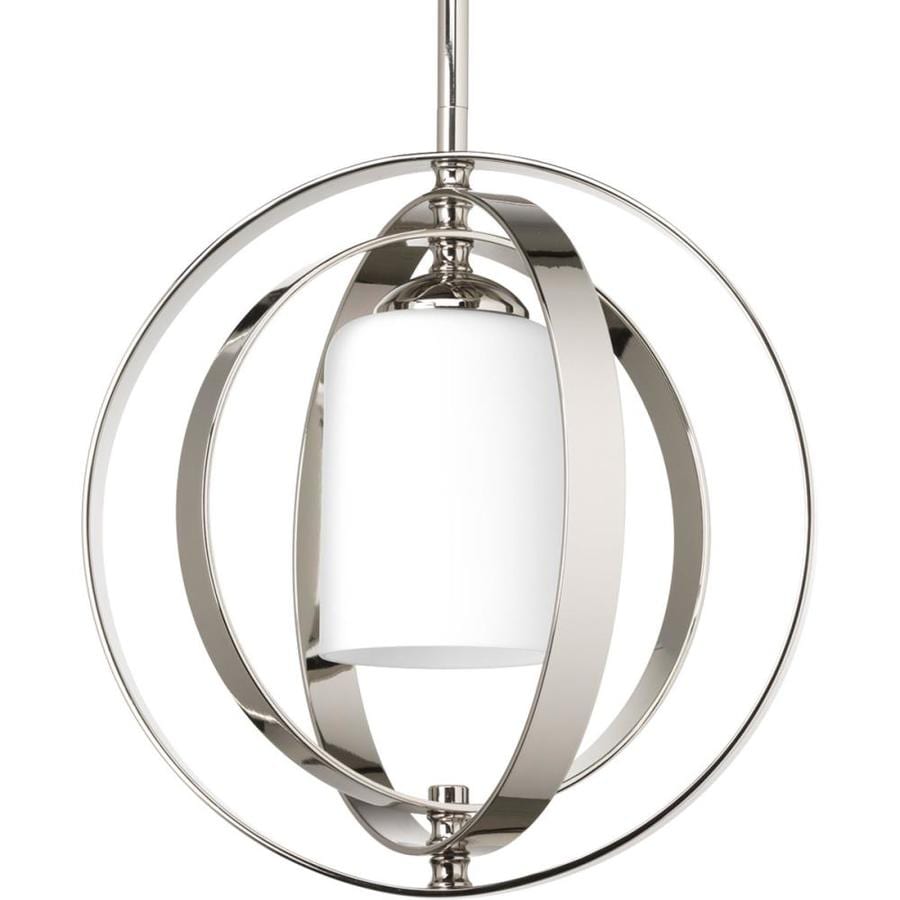 Progress Lighting Equinox Polished Nickel Single Transitional Etched