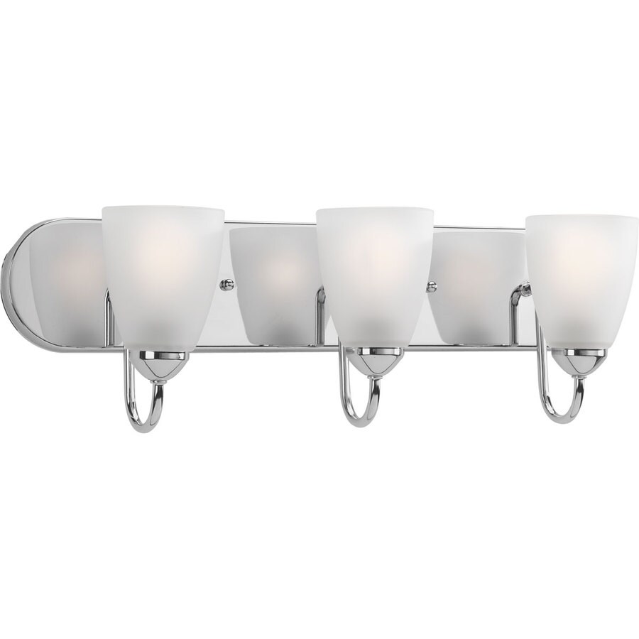 Gather 3-Light Polished Chrome Transitional Vanity Light