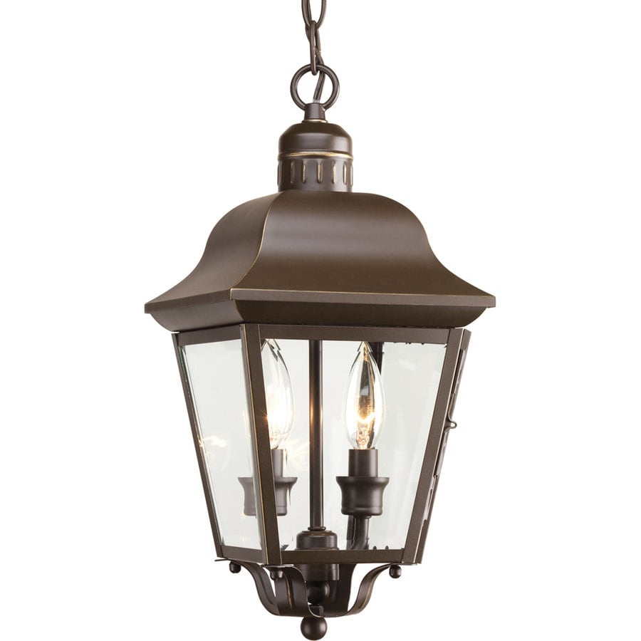 Shop Progress Lighting Andover 15.87in Antique Bronze Outdoor Pendant