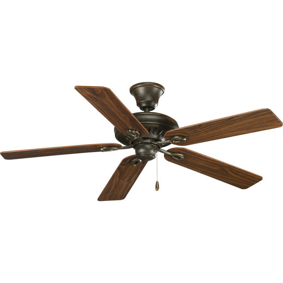 Progress Lighting Airpro Signature 52 In Fed Bronze Progress Lighting Airpro Signature 52 In Fed Bronze Downrod Or Close Mount Indoor Ceiling Fan