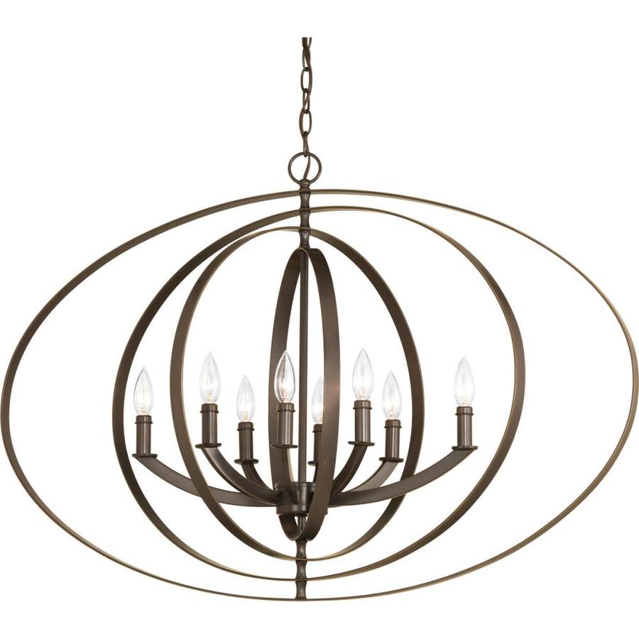 Progress Lighting Equinox 8-Light Antique Bronze Transitional Globe ...