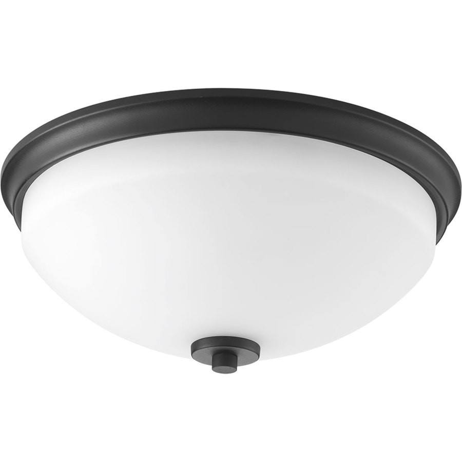 small black flush mount light