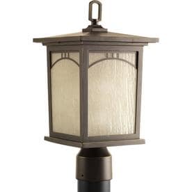 Progress Lighting Residence 15.69-in H Antique Bronze Post Light