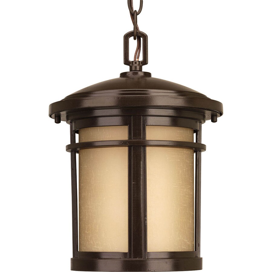 Progress Lighting Wish Antique Bronze Single Transitional Etched Glass ...