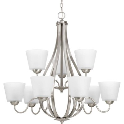 Progress Lighting Arden 5-Light Brushed Nickel Modern/Contemporary Chandelier Progress Lighting Arden 5-Light Brushed Nickel Modern/Contemporary Chandelier