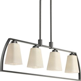 Chandeliers At Lowes Progress Lighting Ridge 36 In 4 Light Espresso Barn Tinted Gl Shaded Chandelier