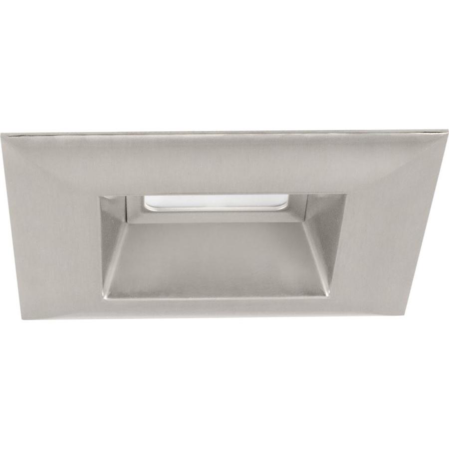 Progress Lighting Led Retrofit Square Brushed Nickel Open