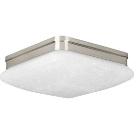 Progress Lighting Appeal 11-in Brushed Nickel Transitional LED Flush Mount Light ENERGY STAR