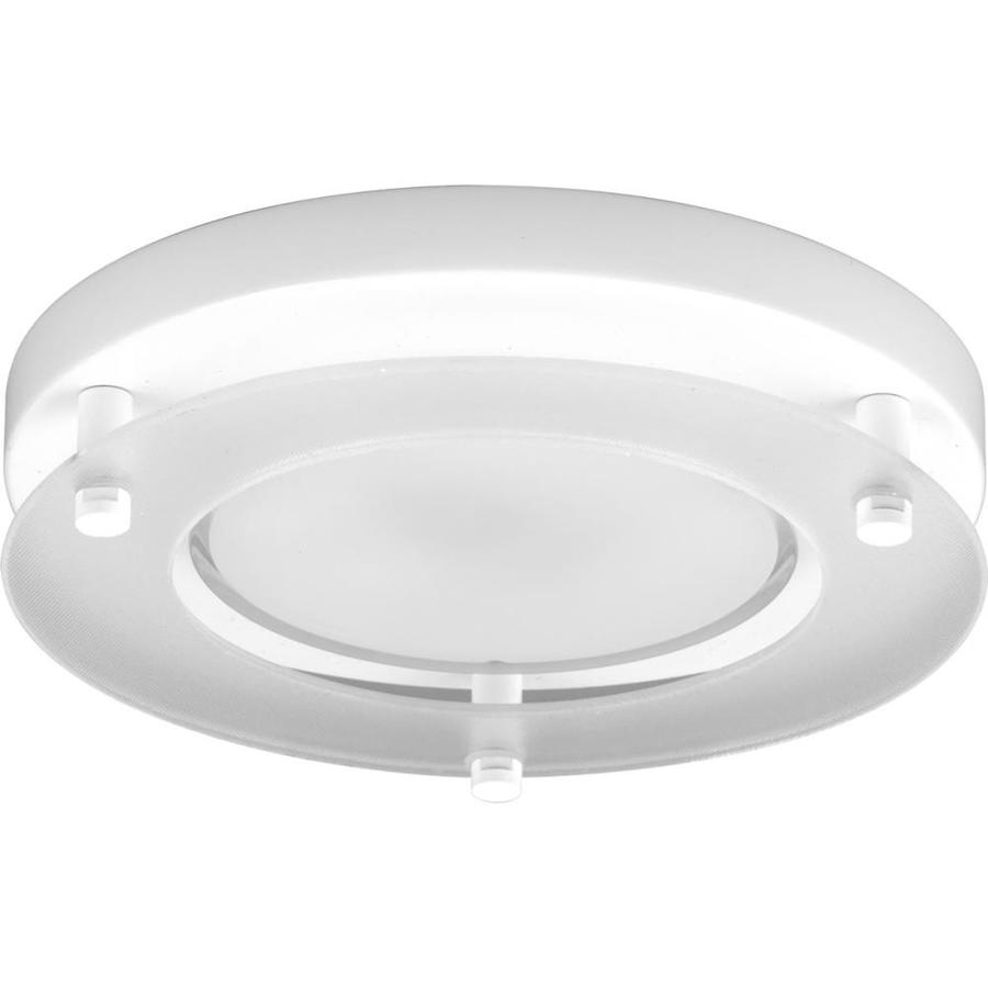 Progress Lighting LED Flush Mount 7.25in White LED Flush Mount Light