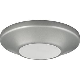 Led Flush Mount Recessed Light Trim At Lowes Progress Lighting Led Flush Mount Metallic Gray Open Recessed Light Trim Fits Housing Diameter