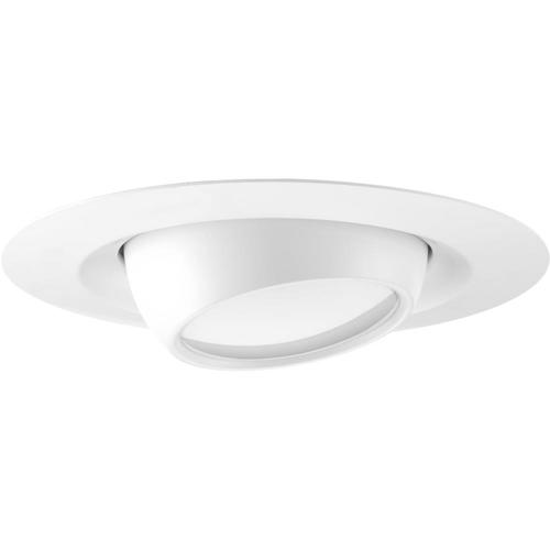 Led Recessed White Eyeball Light Trim Fits Housing Diameter 6 In
