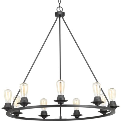Debut 9 Light Graphite Candle Chandelier Debut 9 Light Graphite Candle Chandelier