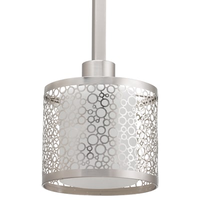 Mingle Brushed Nickel Mini Transitional Etched Gl Drum Pendant Light Mingle Brushed Nickel Mini Transitional Etched Gl Drum Pendant Light