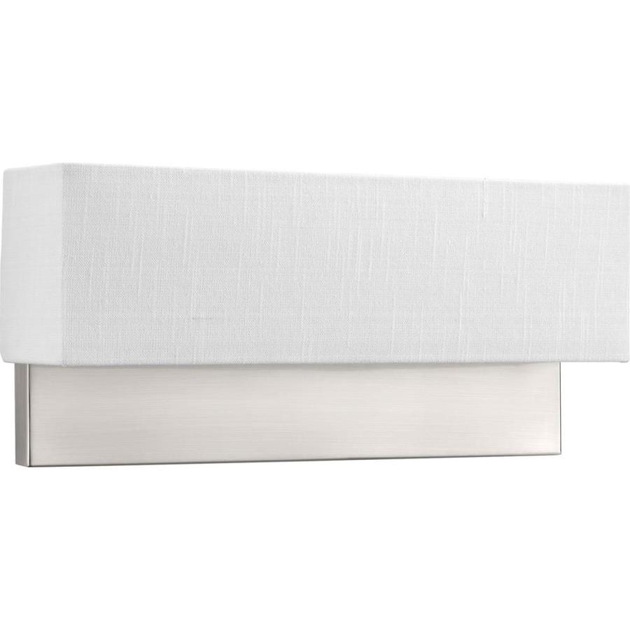 Progress Lighting Sconces 18 In W 2 Light Brushed Nickel Modern Progress Lighting Sconces 18 In W 2 Light Brushed Nickel Modern Contemporary Hardwired