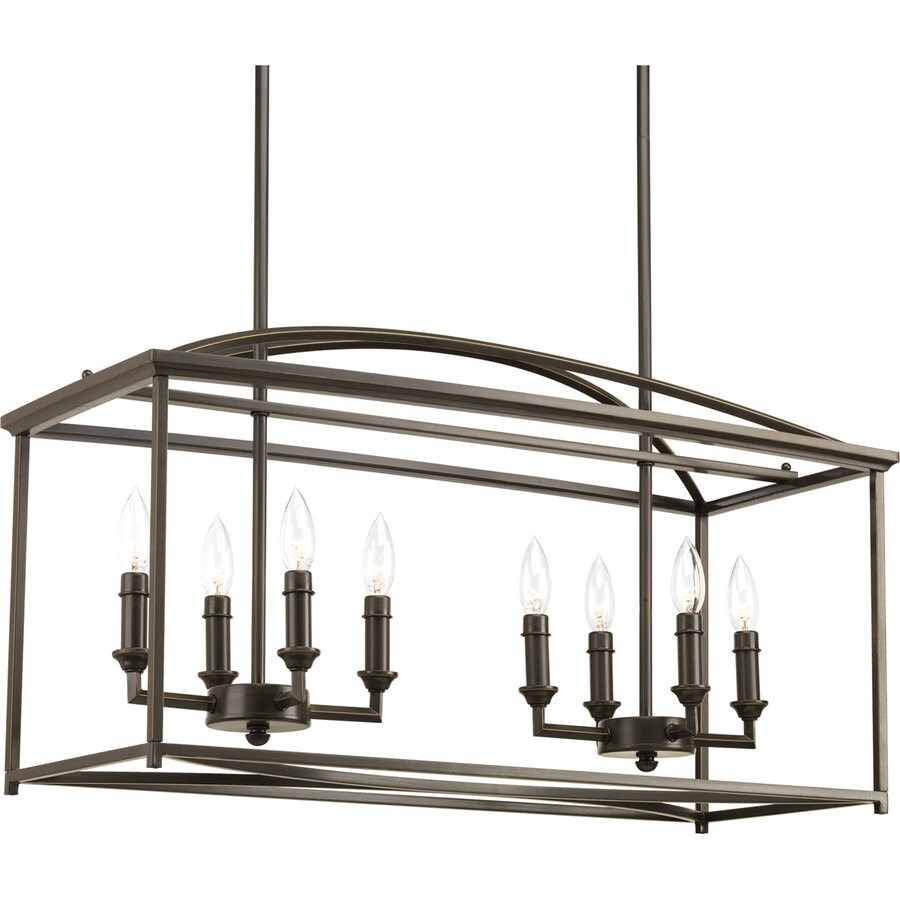 Progress Lighting Piedmont 12 In 8 Light Antique Bronze Cage Progress Lighting Piedmont 12 In 8 Light Antique Bronze Cage Chandelier