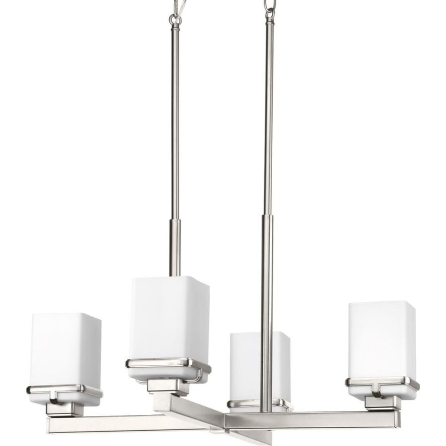 Progress Lighting Metric 4 Light Brushed Nickel Modern