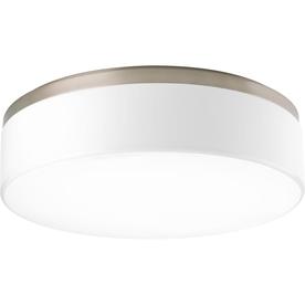 Progress Lighting Maier LED 18-in Brushed Nickel LED Flush Mount Light ENERGY STAR