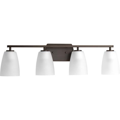 Progress Lighting Leap 4Light Bronze Modern/Contemporary Vanity Light