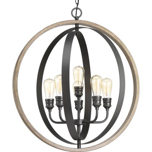 Progress Lighting Conestee Graphite Industrial Pendant Light
