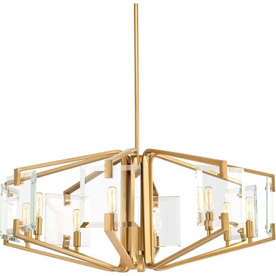 Progress Lighting Cahill 8-Light Brushed Bronze Modern/Contemporary Chandelier Progress Lighting Cahill 8-Light Brushed Bronze Modern/Contemporary Chandelier