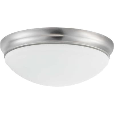 Progress Lighting Led Flush Mount 15 25 In W Brushed Nickel Progress Lighting Led Flush Mount 15 25 In W Brushed Nickel