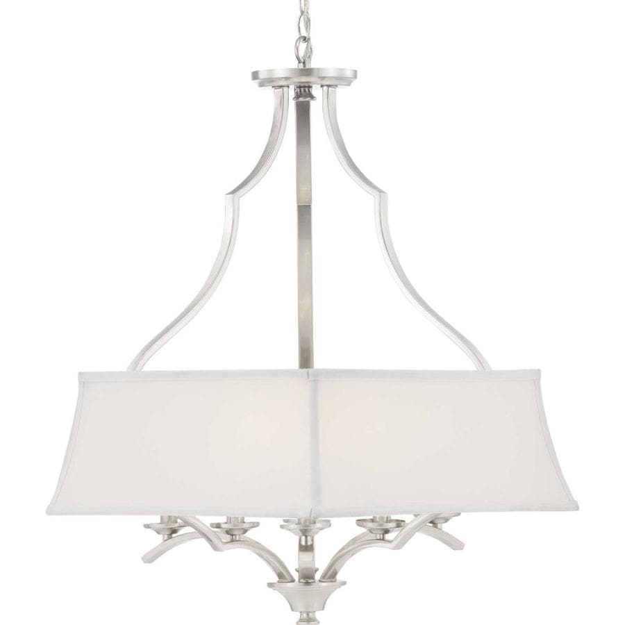 Progress Lighting Carriage Hill 28 875 In Brushed Nickel Hardwired Progress Lighting Carriage Hill 28 875 In Brushed Nickel Hardwired Single Drum Pendant