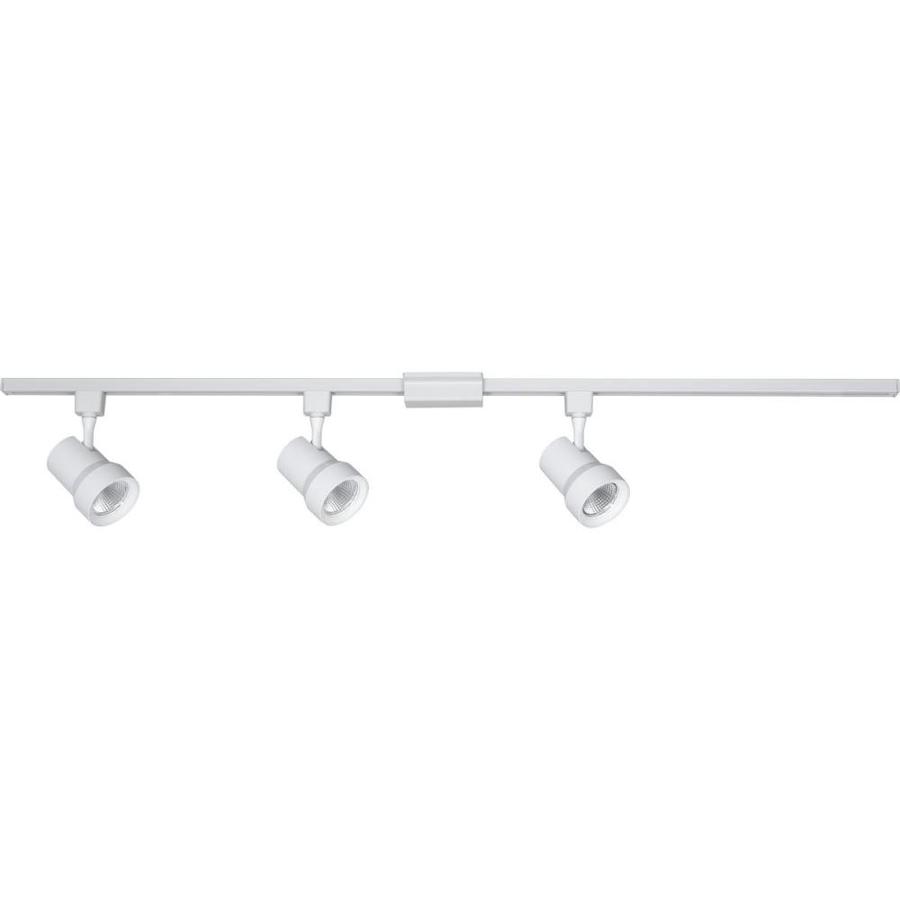 Progress Lighting LED Track Kit 3Light 48in White Dimmable Integrated