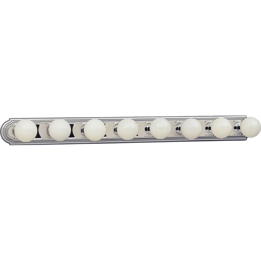 Progress Lighting P3040-15 Broadway 8-Light Polished Chrome Transitional Vanity Light