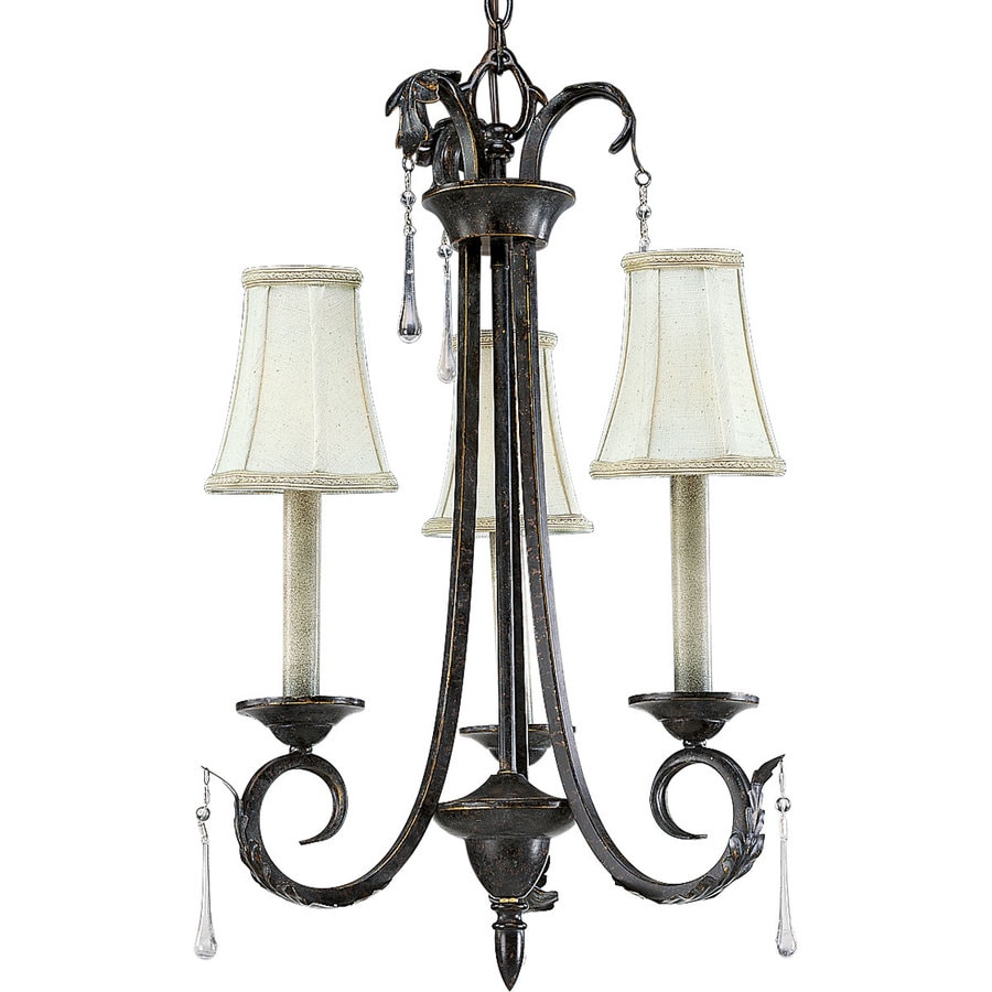Progress Lighting P4153-84 Veranda Espresso Casual/Transitional Uses (3) 60-watt Candelabra Bulbs (not Included) Chandelier