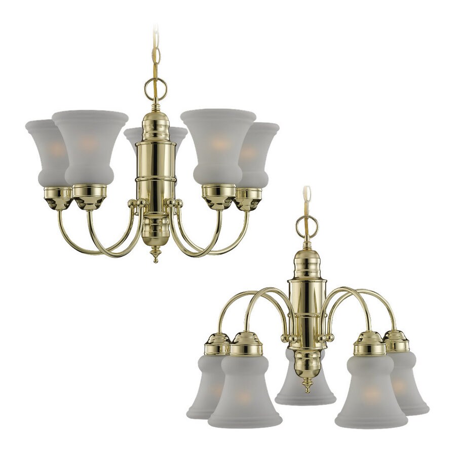 Sea Gull Lighting 31226-02 5-Light Evansville Polished Brass Chandelier