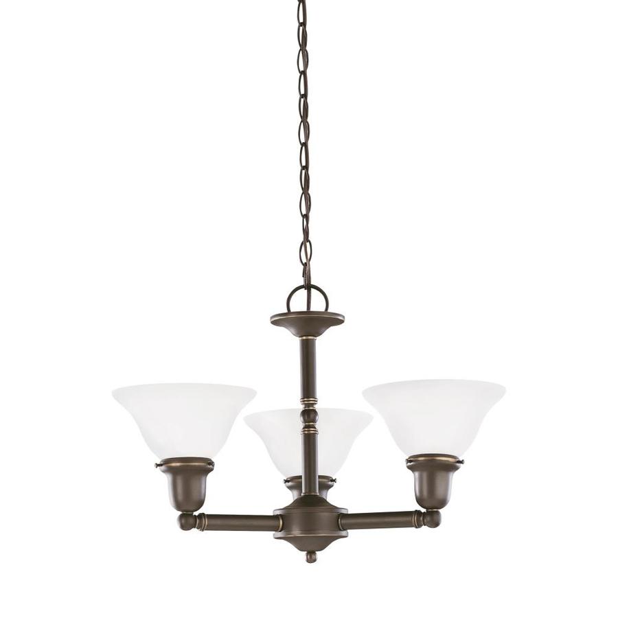 Sea Gull Lighting Sussex 3-Light Heirloom Bronze Traditional Chandelier ...