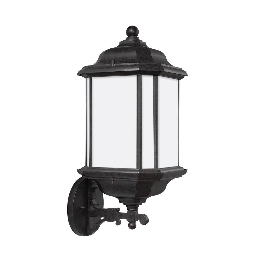 Sea Gull Lighting Kent 19.25-in H Oxford Bronze Medium Base (E-26) Outdoor Wall Light ENERGY STAR