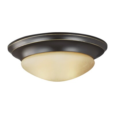 Sea Gull Lighting Nash 11.5-in Heirloom Bronze Modern/Contemporary Flush Mount Light ENERGY STAR Sea Gull Lighting Nash 11.5-in Heirloom Bronze Modern/Contemporary Flush Mount Light ENERGY STAR
