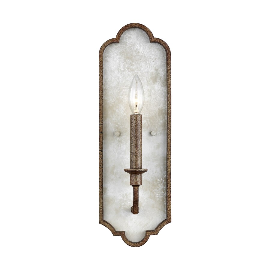 Sea Gull Lighting Spruce 4 37 In W 1 Light Distressed White French