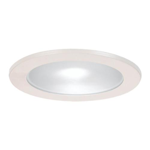 Sea Gull Lighting White Shower Recessed Light Trim (Fits Housing Diameter 4in) in the Recessed