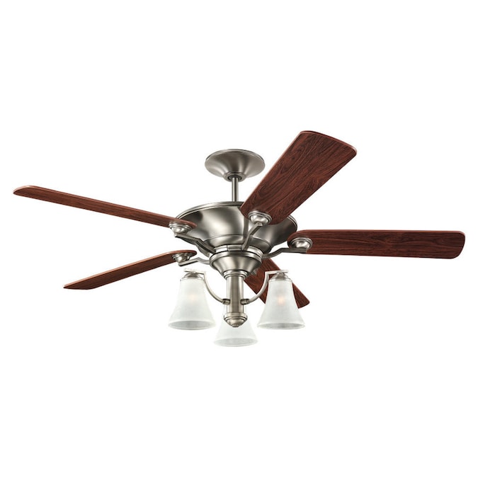 Sea Gull Lighting Somerton 52 In Antique Brushed Nickel Downrod Or Flush Mount Ceiling Fan With Light Kit The Fans Department At Com - Sea Gull Lighting Ceiling Fan Light Kit Sea Gull Lighting Somerton 52 In Antique Brushed Nickel Downrod Or Flush Mount Ceiling Fan With Light Kit The Fans Department At Com - Sea Gull Lighting Ceiling Fan Light Kit