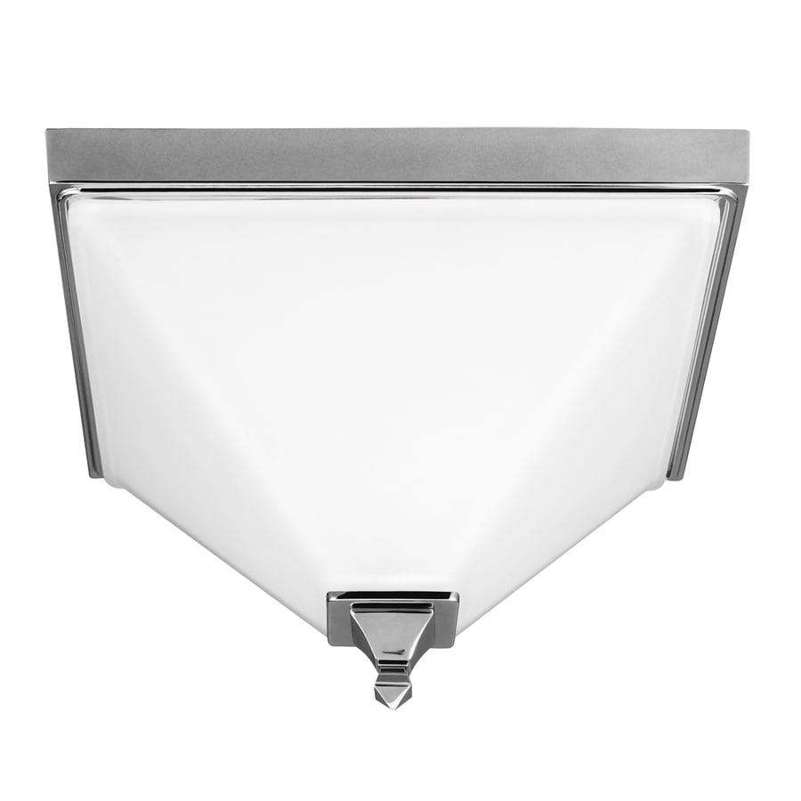 Sea Gull Lighting 7550402-05 Denhelm 13.5-in Chrome Flush Mount Light