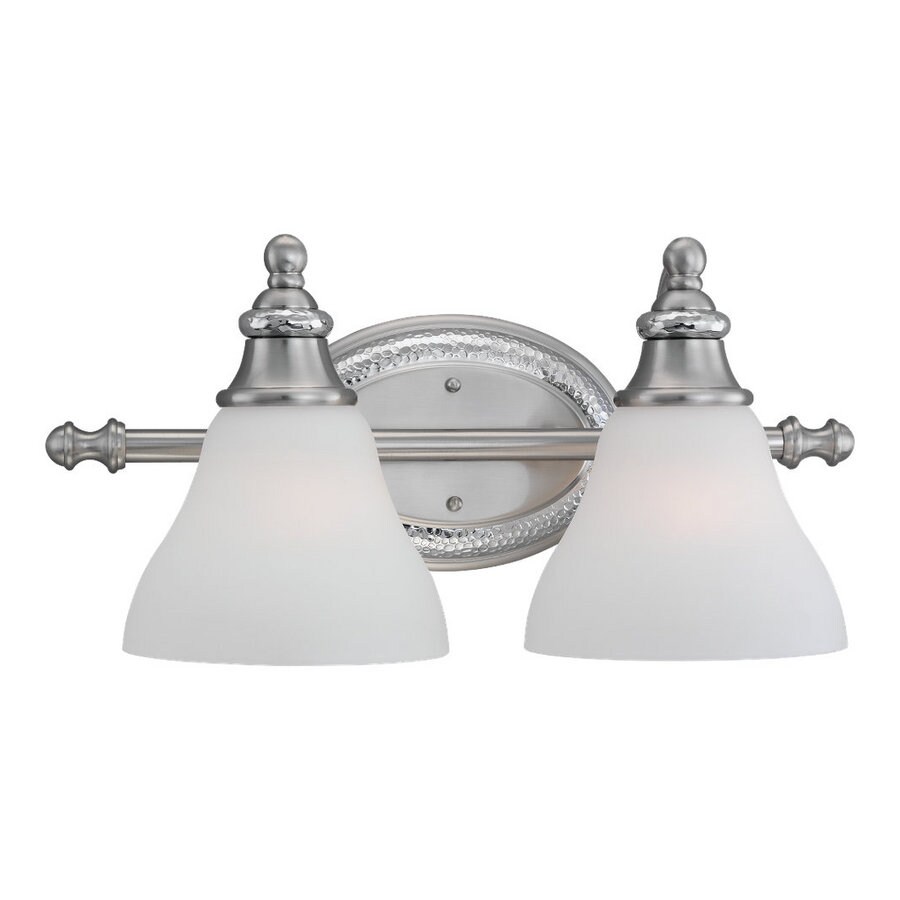 Sea Gull Lighting 2 Light Brushed Nickel Bathroom Vanity Light At