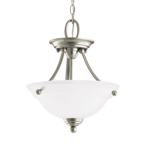 Sea Gull Lighting Wheaton Brushed Nickel Pendant Light Transitional