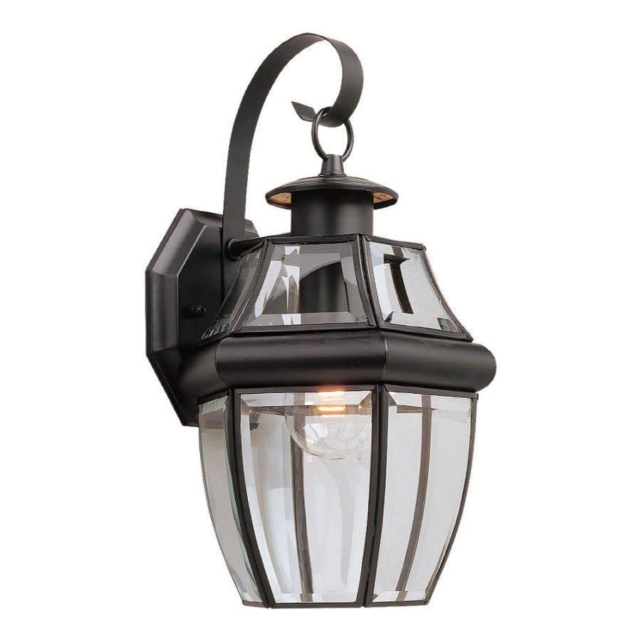 Sea Gull Lighting 14 In H Black Outdoor Wall Light At Lowes Sea Gull Lighting 14 In H Black Outdoor Wall Light