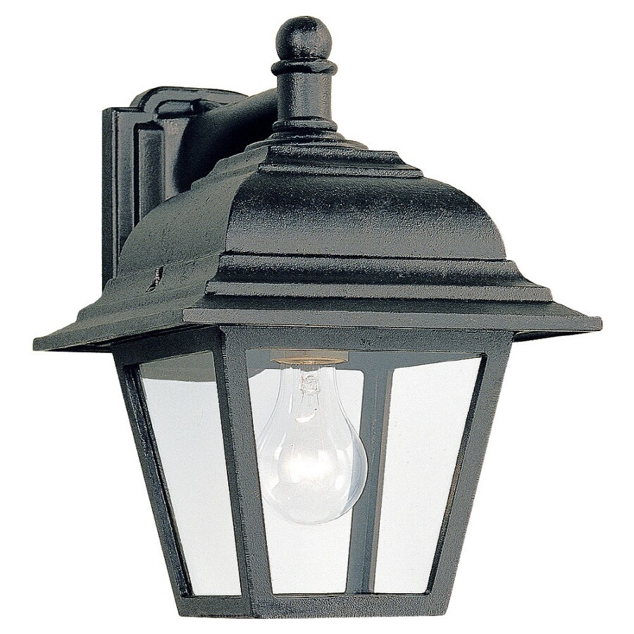 Sea Gull Lighting Single-Light Bancroft Outdoor Wall Lantern in the ...